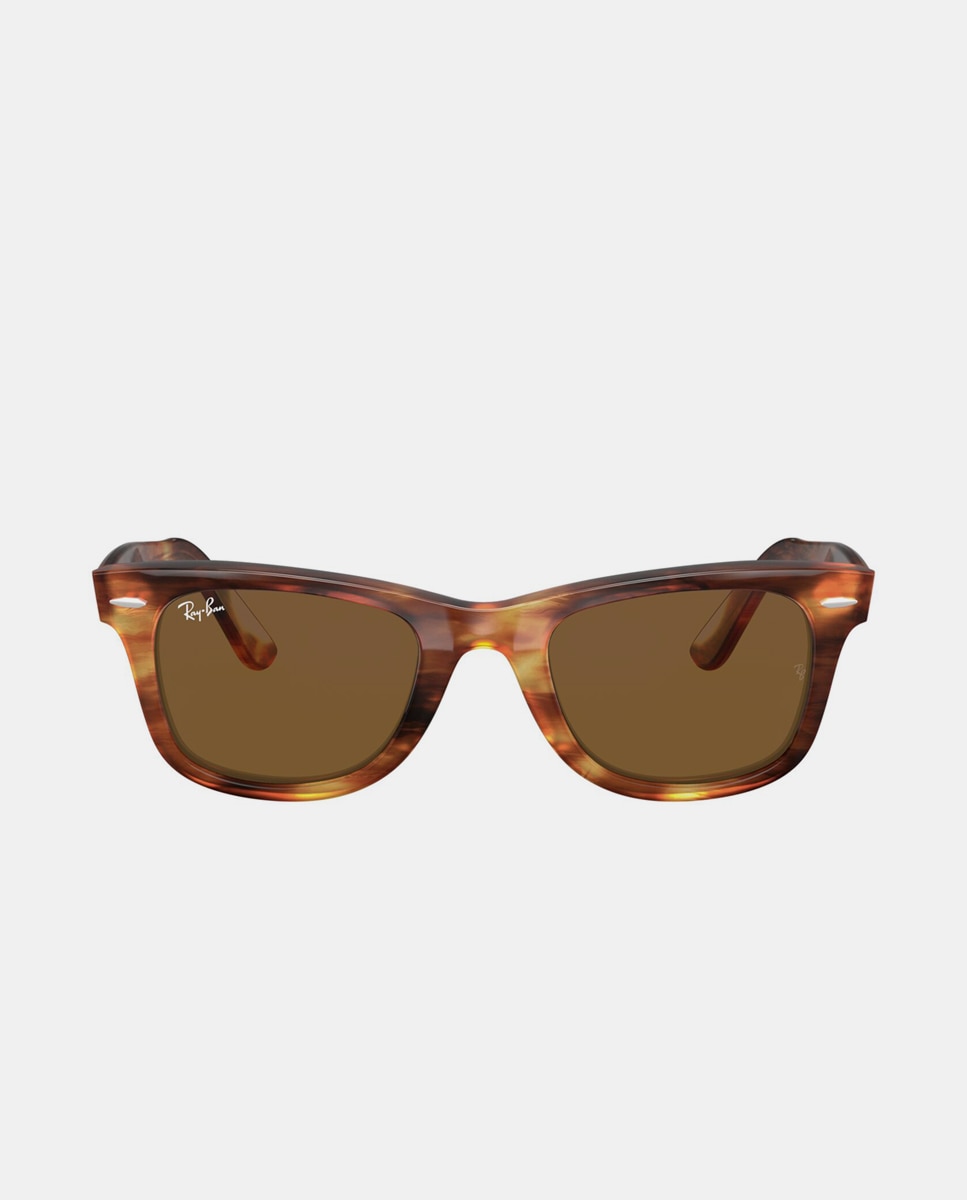 Gafas de sol RB2140 WAYFARER de unisex cuadrada en acetato - Ray-Ban - Marrón Marrón-9