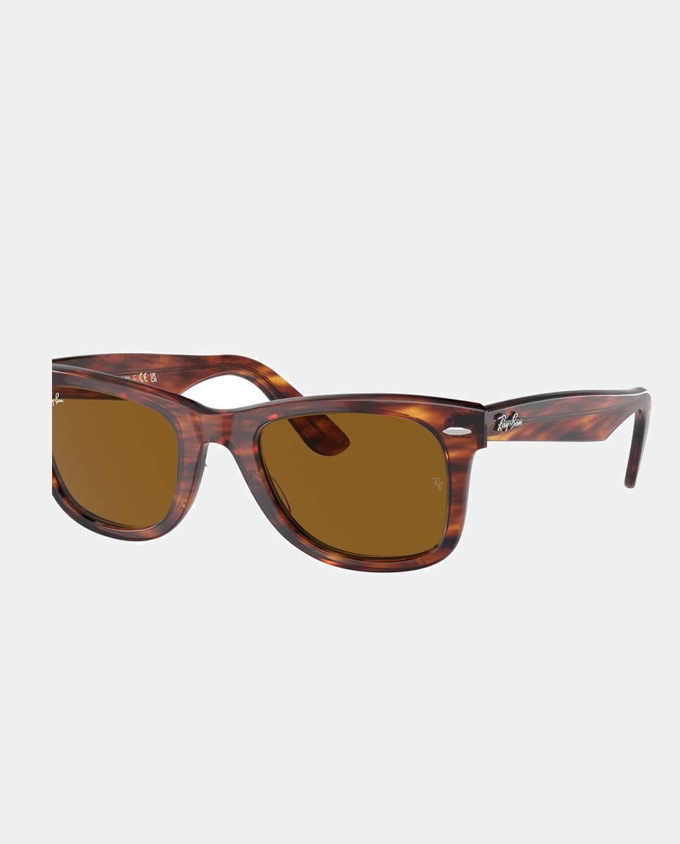 Gafas de sol RB2140 WAYFARER de unisex cuadrada en acetato - Ray-Ban - Marrón Marrón-10