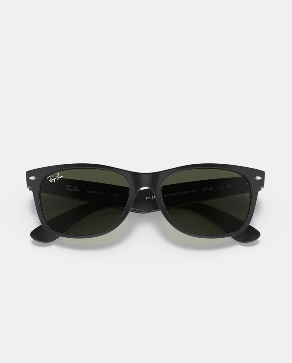Gafas de sol RB2132 NEW WAYFARER unisex cuadrada en inyectado - Ray-Ban - Negro Negro-6