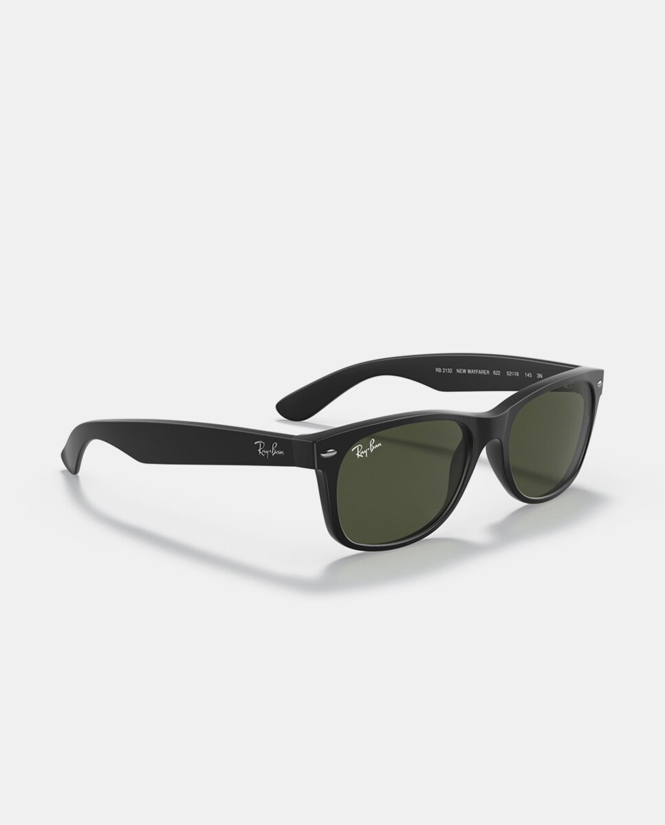 Gafas de sol RB2132 NEW WAYFARER unisex cuadrada en inyectado - Ray-Ban - Negro Negro-8