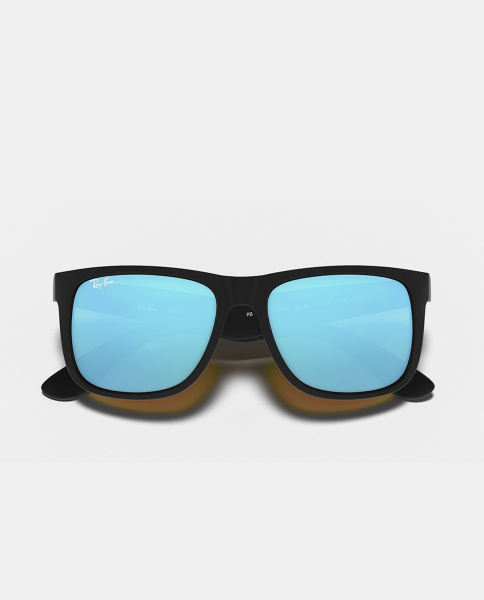 Gafas de sol RB4165 JUSTIN de hombre cuadrada en inyectado - Ray-Ban - Negro Negro-5