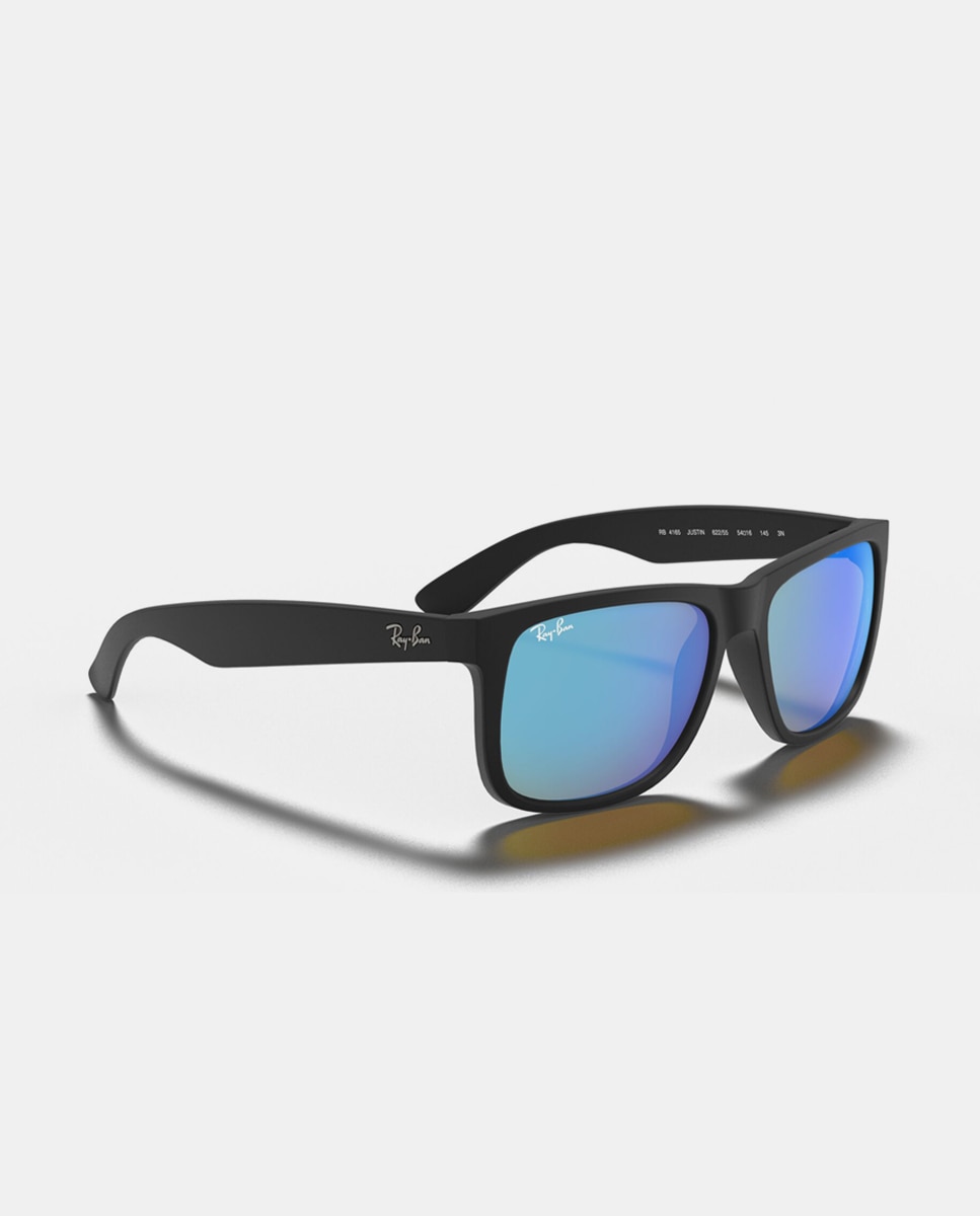 Gafas de sol RB4165 JUSTIN de hombre cuadrada en inyectado - Ray-Ban - Negro Negro-7