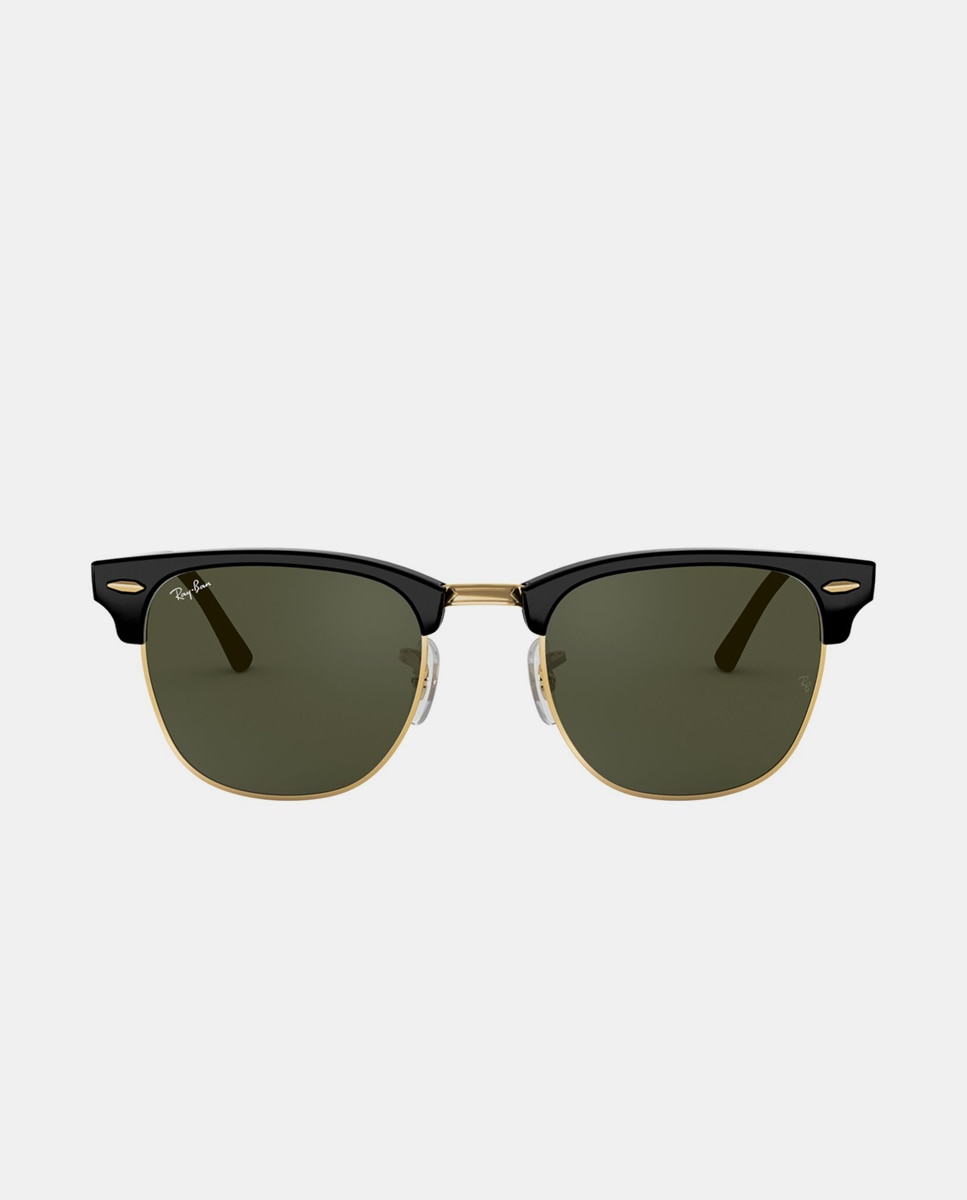 Gafas de sol RB3016 CLUBMASTER unisex cuadrada en acetato - Ray-Ban - Negro Negro-1