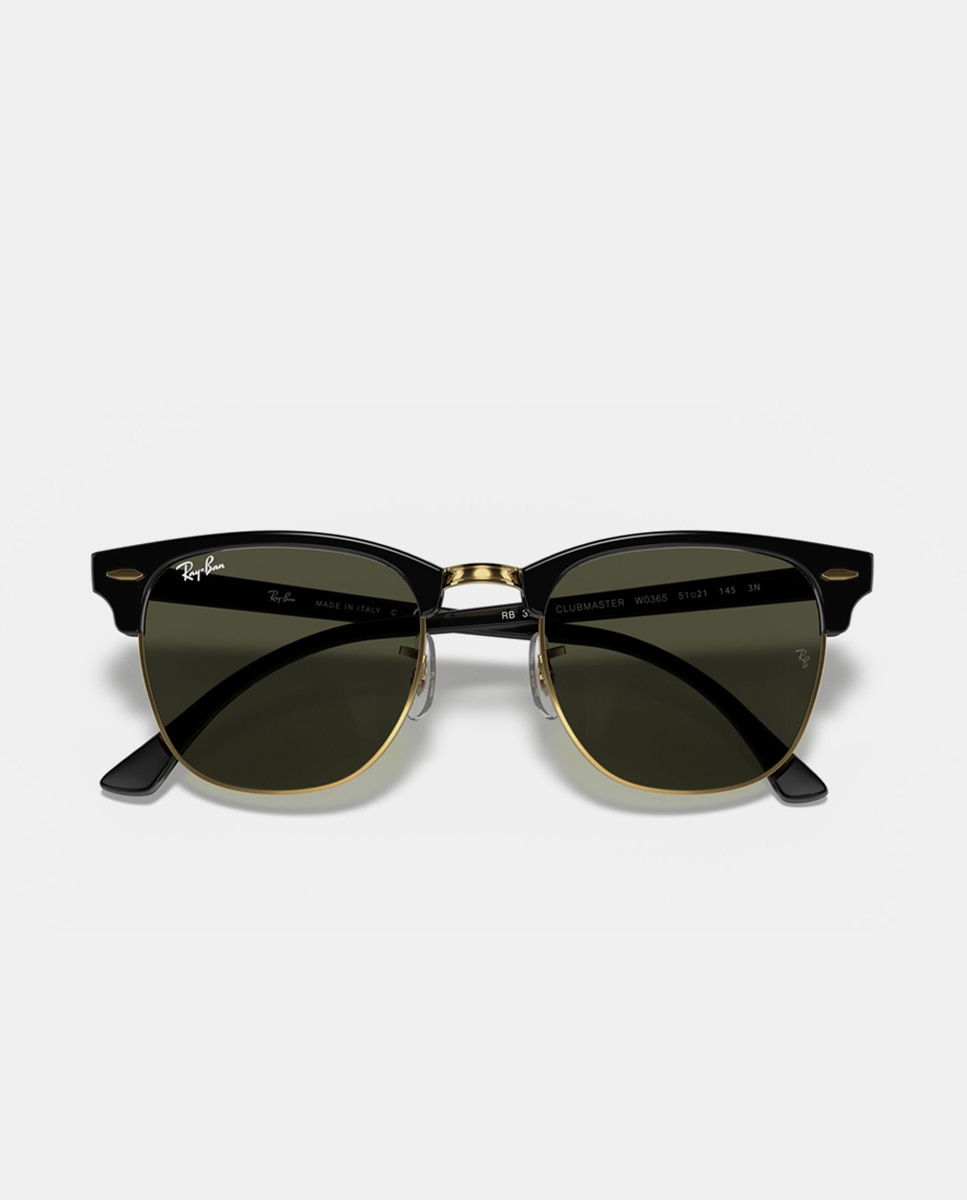 Gafas de sol RB3016 CLUBMASTER unisex cuadrada en acetato - Ray-Ban - Negro Negro-5
