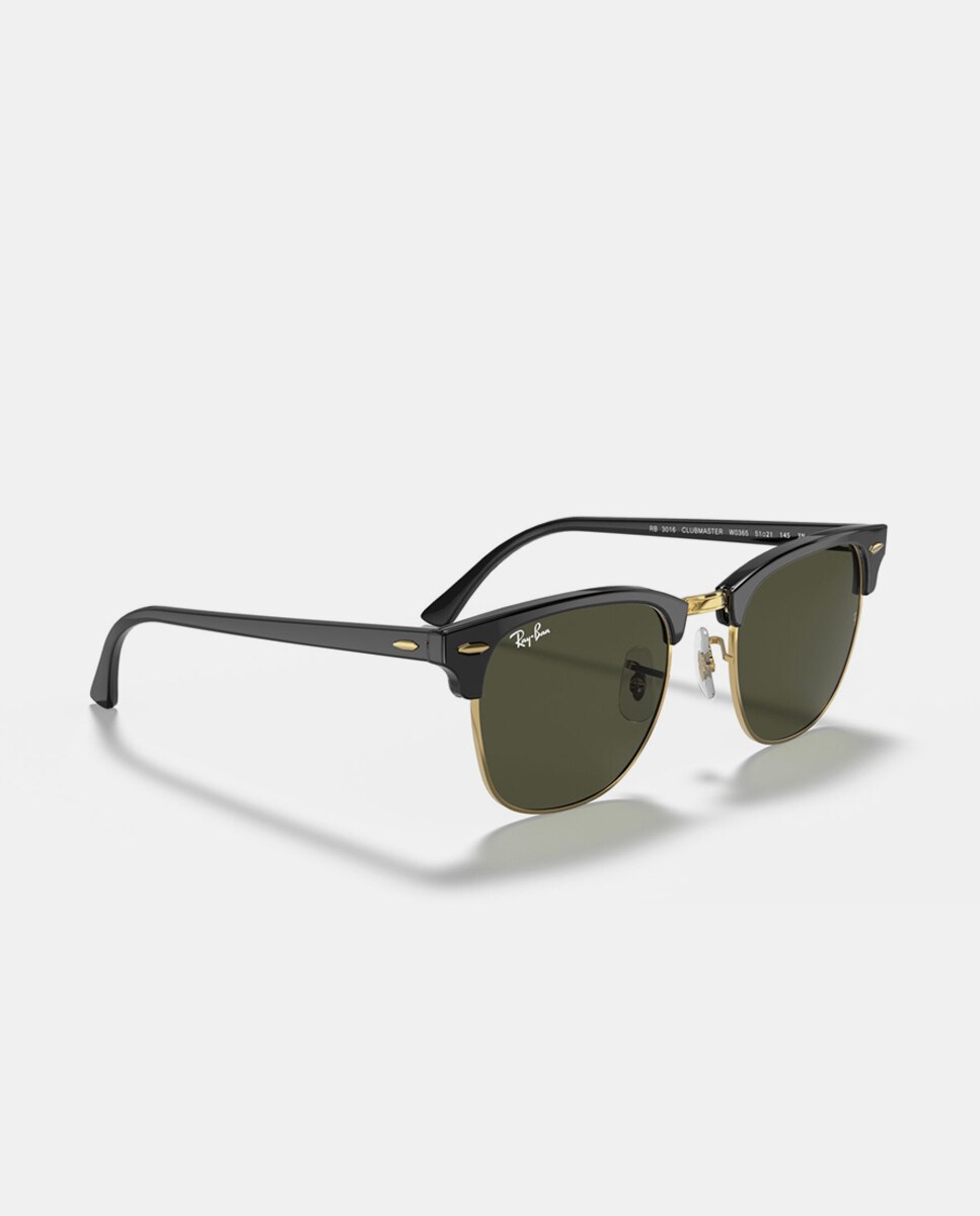 Gafas de sol RB3016 CLUBMASTER unisex cuadrada en acetato - Ray-Ban - Negro Negro-7