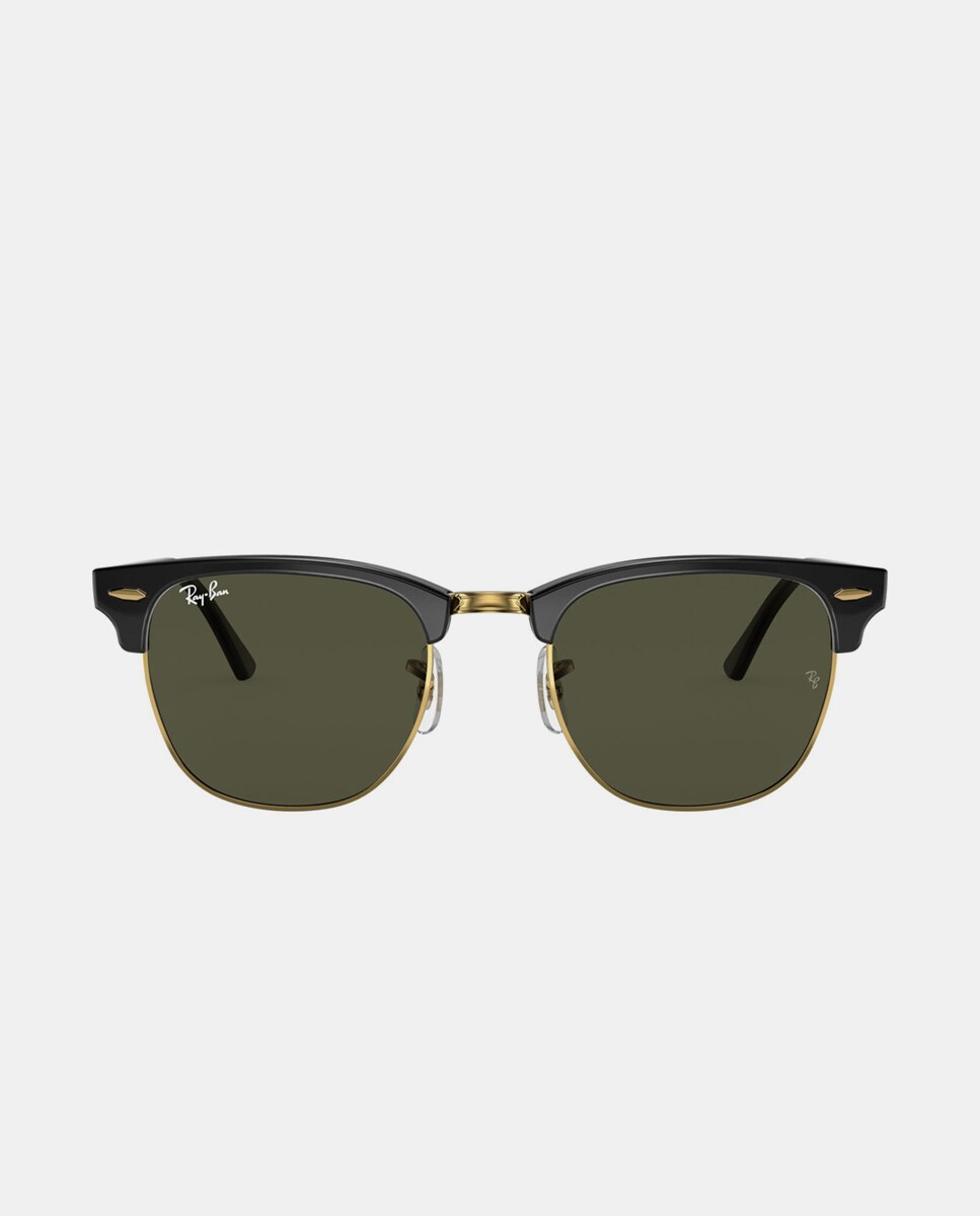Gafas de sol RB3016 CLUBMASTER unisex cuadrada en acetato - Ray-Ban - Negro Negro-9