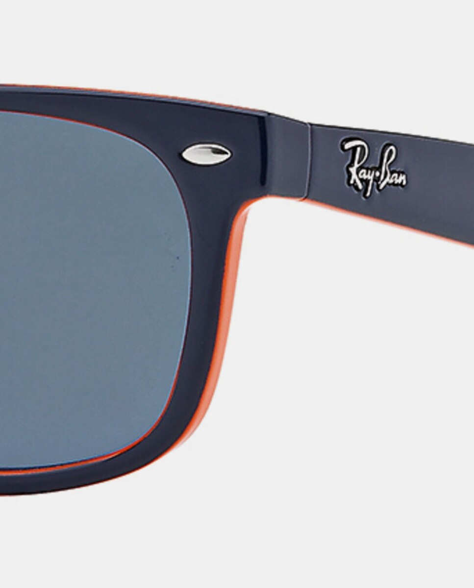 Gafas de sol RJ9052S JUNIOR NEW WAYFARER unisex cuadrada en inyectado - Ray Ban Junior - Azul Azul-2