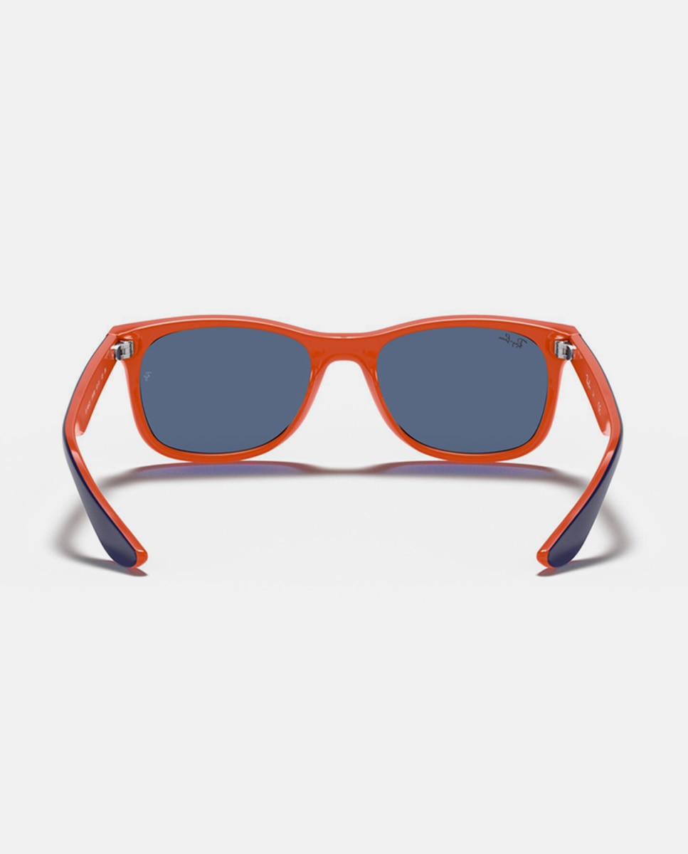 Gafas de sol RJ9052S JUNIOR NEW WAYFARER unisex cuadrada en inyectado - Ray Ban Junior - Azul Azul-6