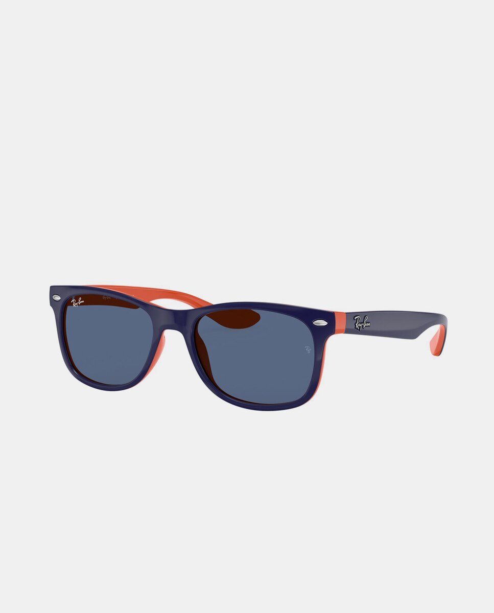 Gafas de sol RJ9052S JUNIOR NEW WAYFARER unisex cuadrada en inyectado - Ray Ban Junior - Azul Azul-8