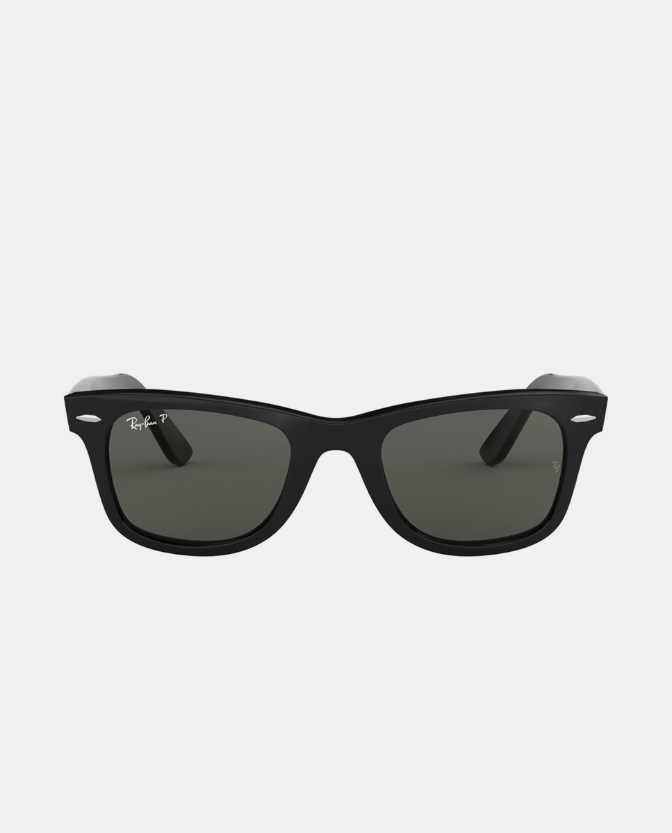 Imagen 0 de Gafas de sol RB2140 WAYFARER de unisex cuadrada en acetato con lente polarizada Negro