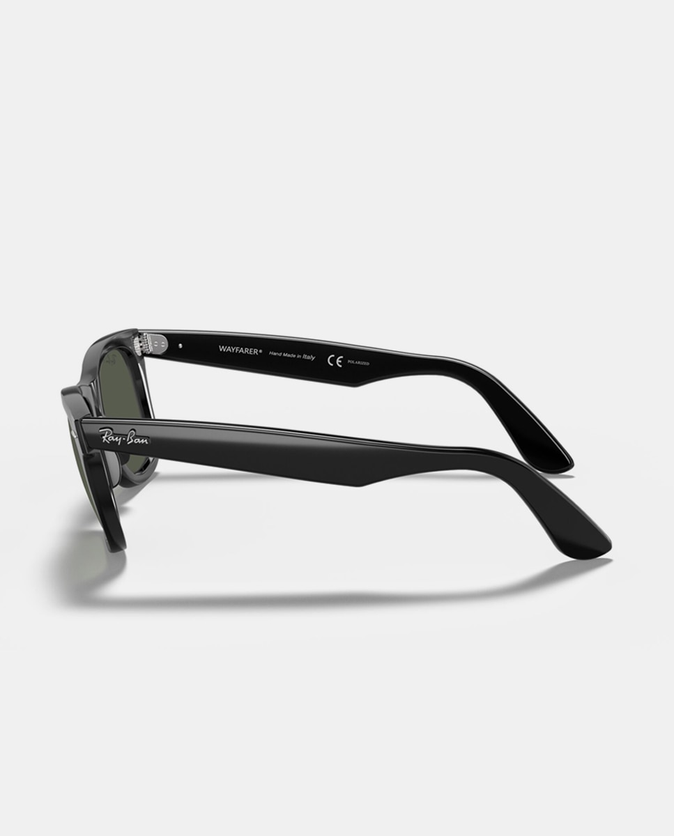 Gafas de sol RB2140 WAYFARER de unisex cuadrada en acetato con lente polarizada - Ray-Ban - Negro Negro-3