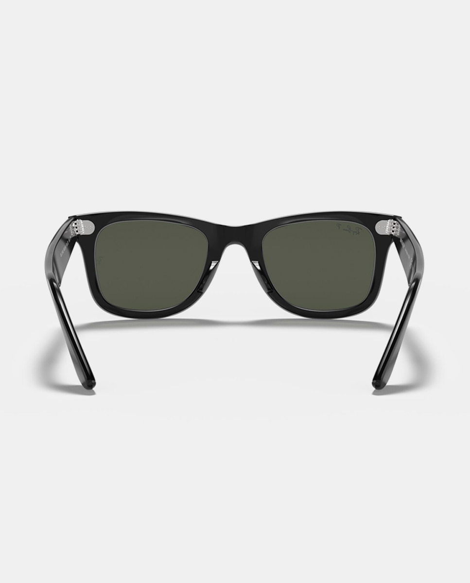 Gafas de sol RB2140 WAYFARER de unisex cuadrada en acetato con lente polarizada - Ray-Ban - Negro Negro-6