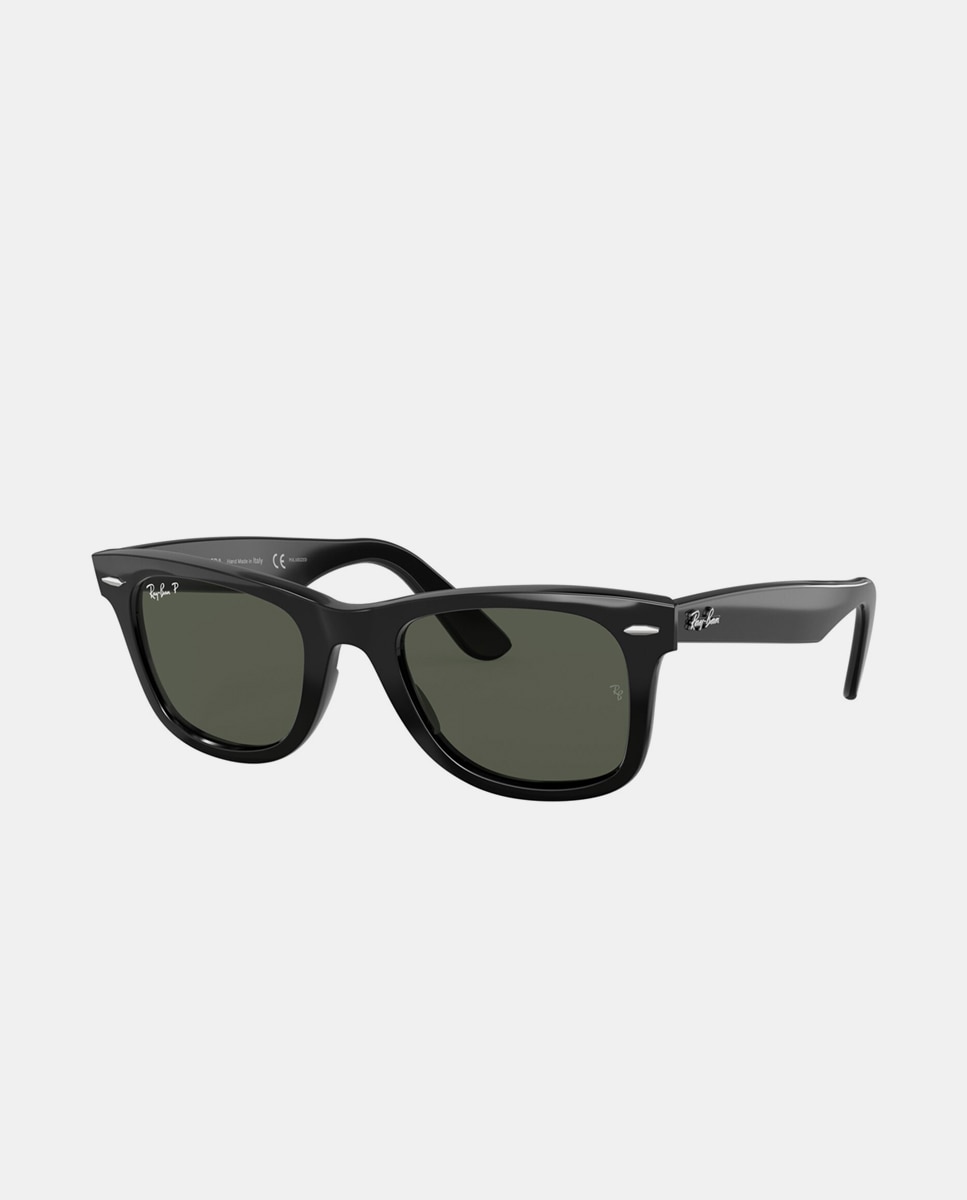 Gafas de sol RB2140 WAYFARER de unisex cuadrada en acetato con lente polarizada - Ray-Ban - Negro Negro-8