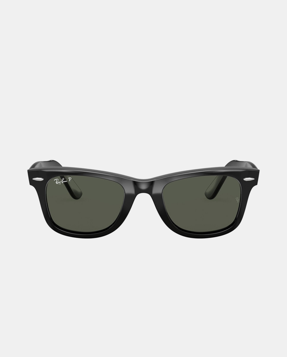 Gafas de sol RB2140 WAYFARER de unisex cuadrada en acetato con lente polarizada - Ray-Ban - Negro Negro-9
