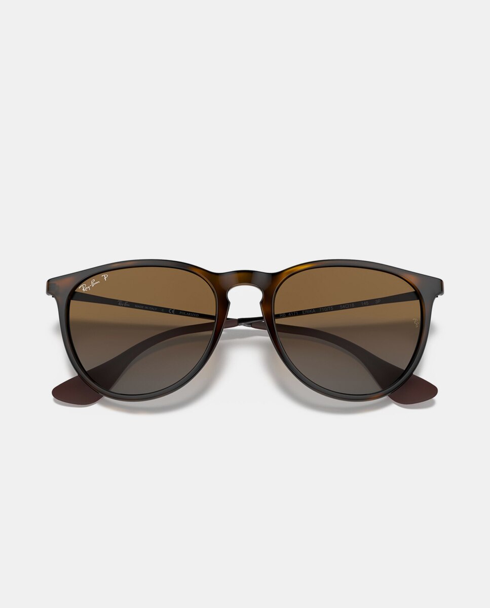 Gafas de sol RB4171 ERIKA de mujer ovalada en inyectado con lente polarizada - Ray-Ban - Marrón Marrón-7