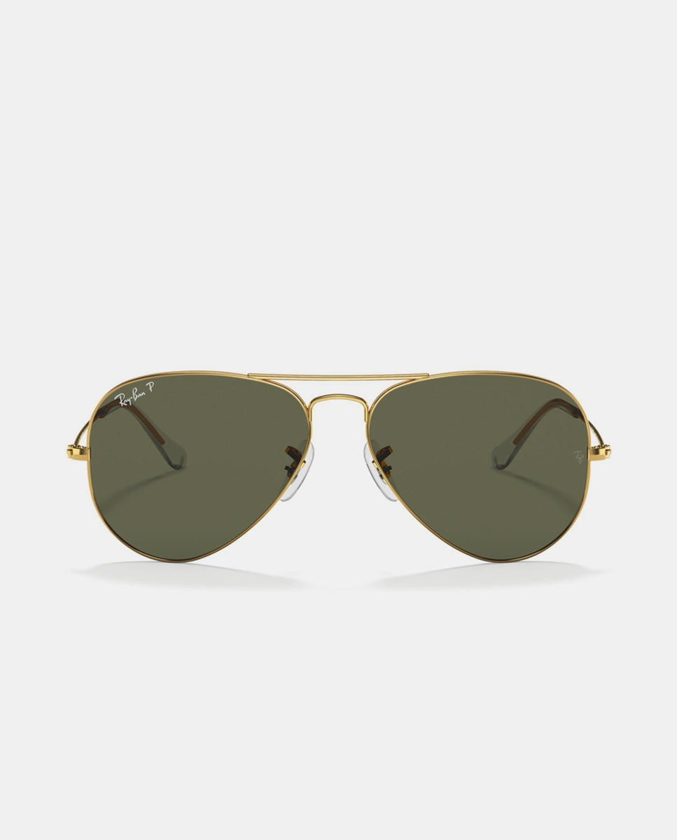 Gafas de sol RB3025 AVIATOR LARGE METAL unisex piloto en metal con lente polarizada - Ray-Ban - Oro Oro-4