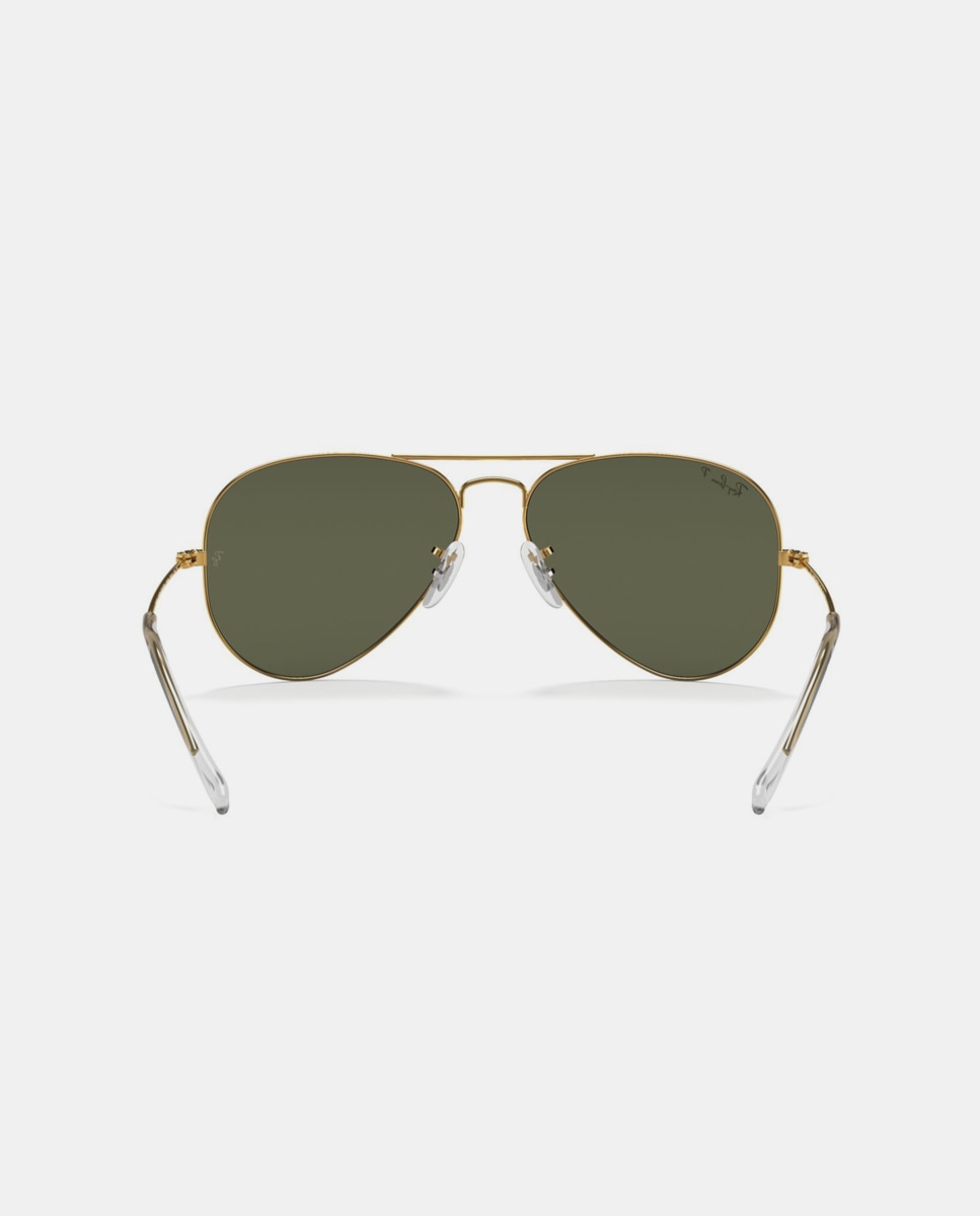 Gafas de sol RB3025 AVIATOR LARGE METAL unisex piloto en metal con lente polarizada - Ray-Ban - Oro Oro-6
