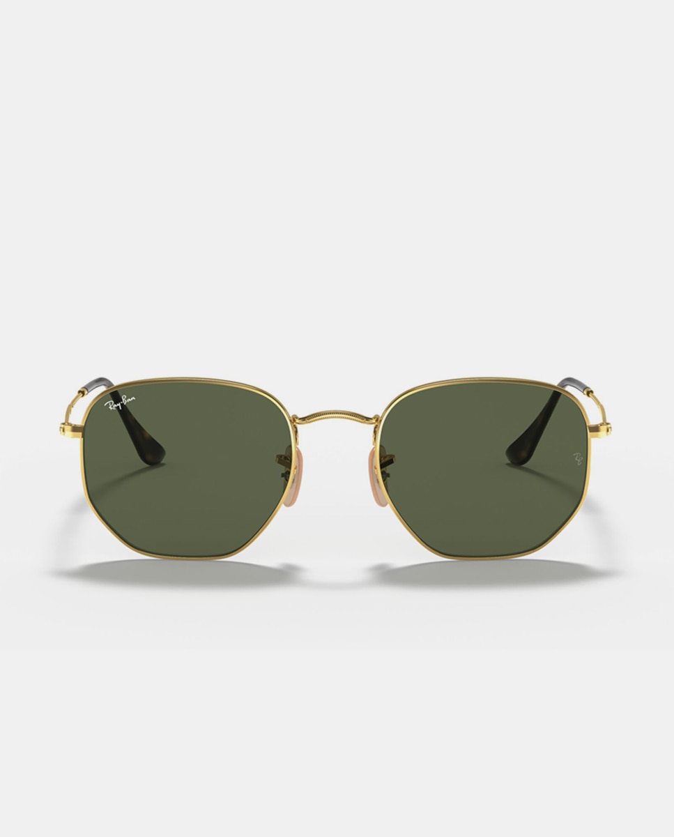 Gafas de sol RB3548N HEXAGONAL de unisex geométrica en metal - Ray-Ban - Oro Oro-5