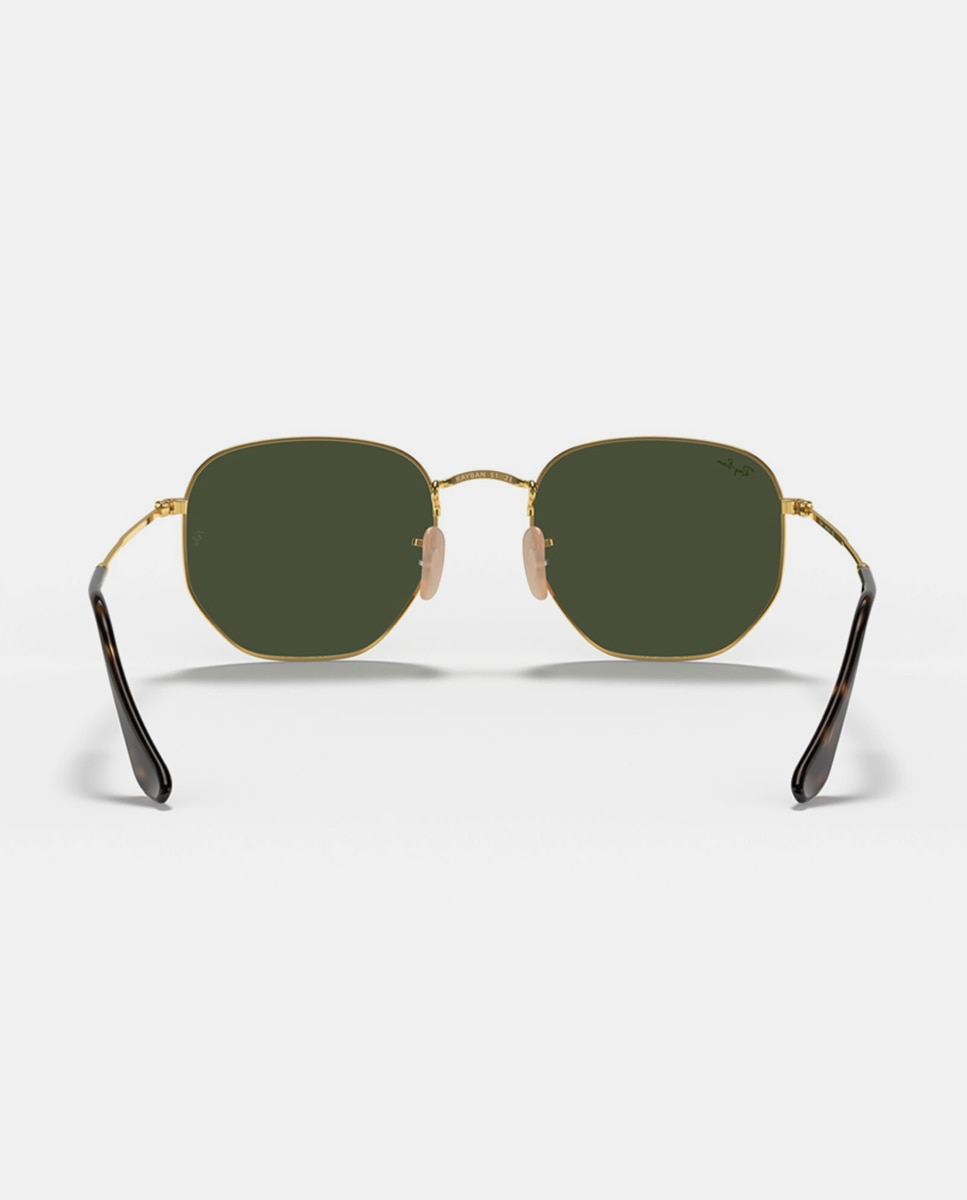 Gafas de sol RB3548N HEXAGONAL de unisex geométrica en metal - Ray-Ban - Oro Oro-7