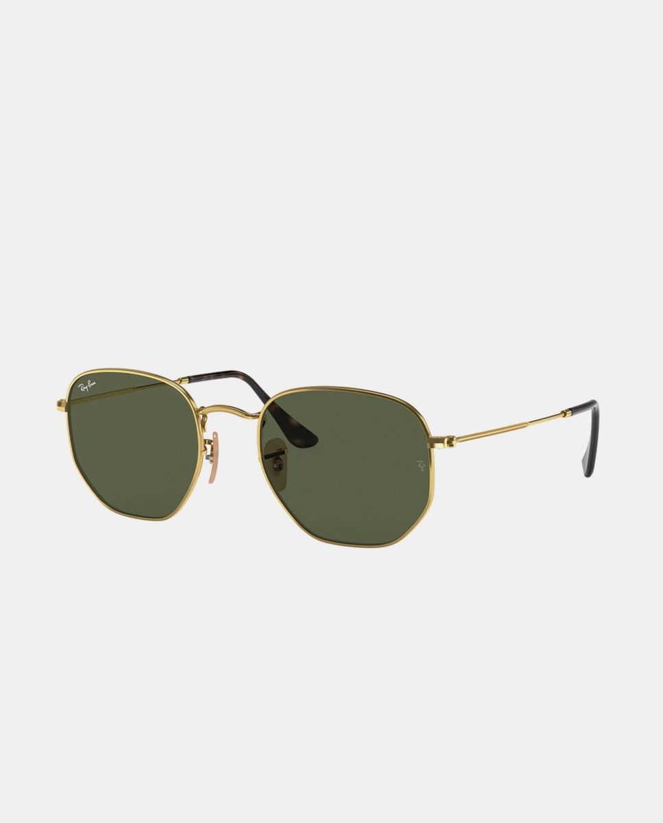 Gafas de sol RB3548N HEXAGONAL de unisex geométrica en metal - Ray-Ban - Oro Oro-9