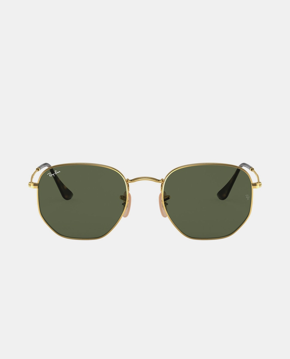 Gafas de sol RB3548N HEXAGONAL de unisex geométrica en metal - Ray-Ban - Oro Oro-10