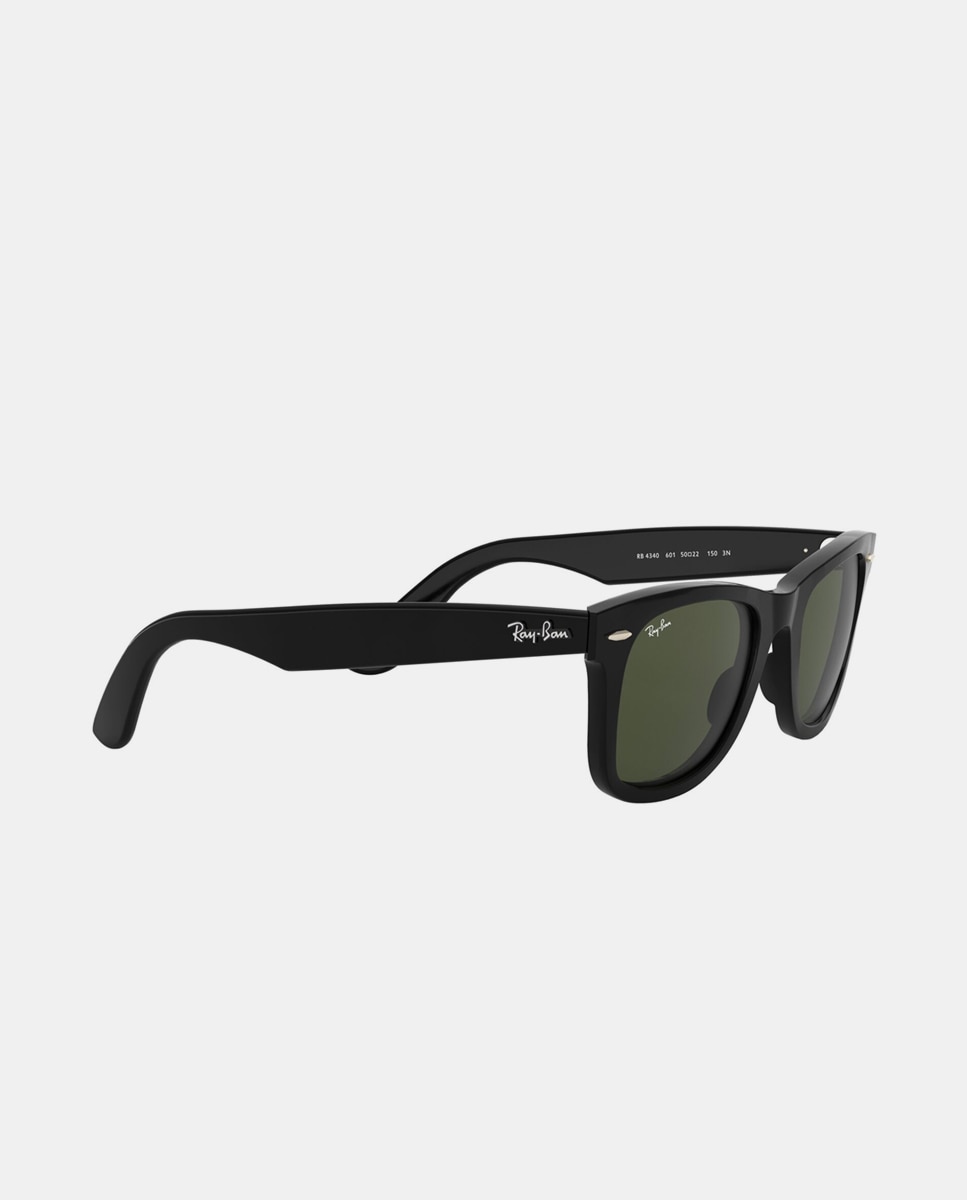 Gafas de sol RB4340 WAYFARER unisex cuadrada en inyectado - Ray-Ban - Negro Negro-4