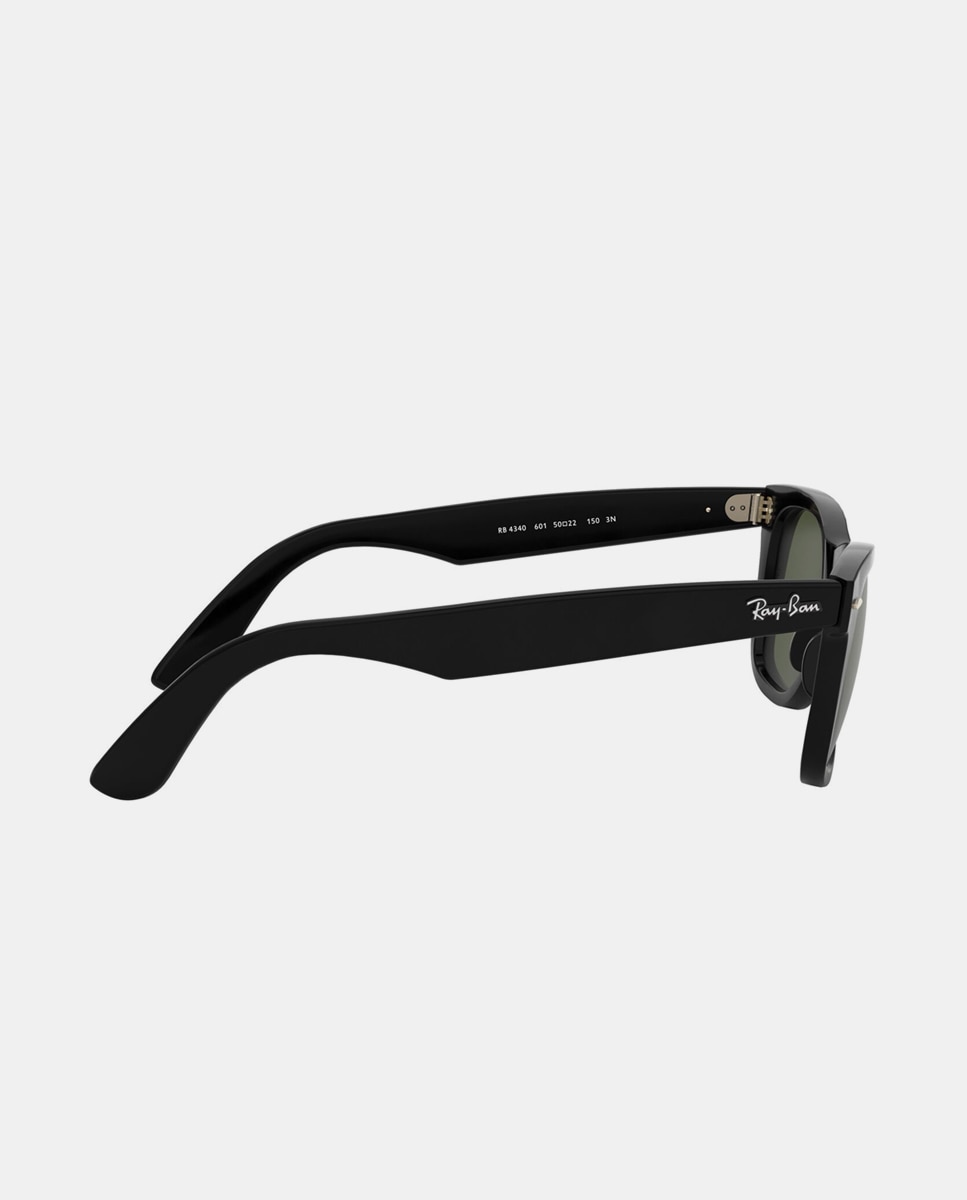 Gafas de sol RB4340 WAYFARER unisex cuadrada en inyectado - Ray-Ban - Negro Negro-5