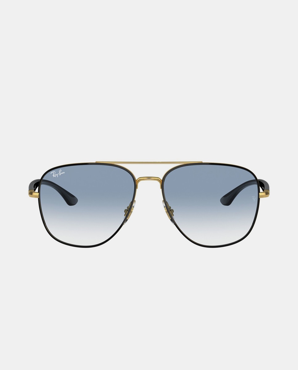Gafas de sol RB3683 unisex cuadrada en metal con lente degradada - Ray-Ban - Oro Oro-9