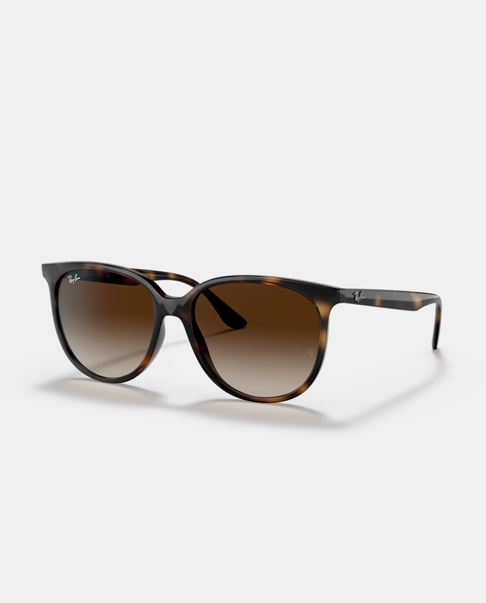 Imagen 2 de Gafas de sol RB4378 de mujer cuadrada en inyectado con lente degradada - Ray-Ban - Marrón Marrón