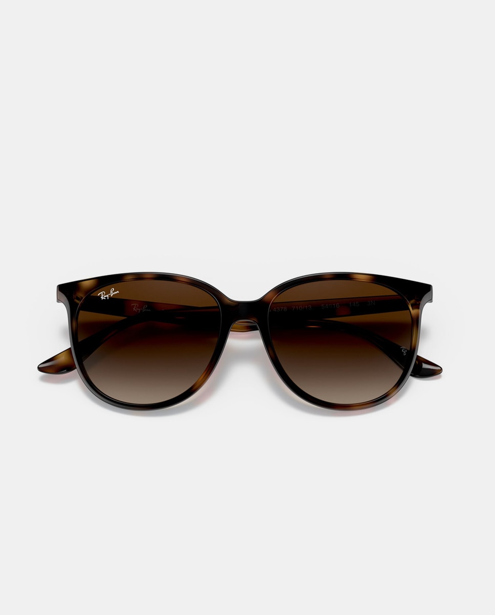 Imagen 5 de Gafas de sol RB4378 de mujer cuadrada en inyectado con lente degradada - Ray-Ban - Marrón Marrón