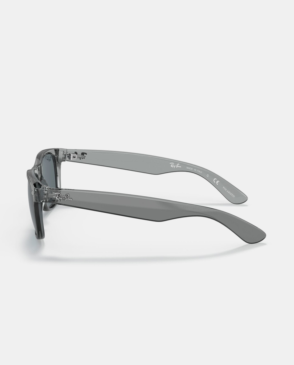 Imagen 3 de Gafas de sol RB2132 NEW WAYFARER unisex cuadrada en inyectado con lente polarizada - Ray-Ban - Gris Gris