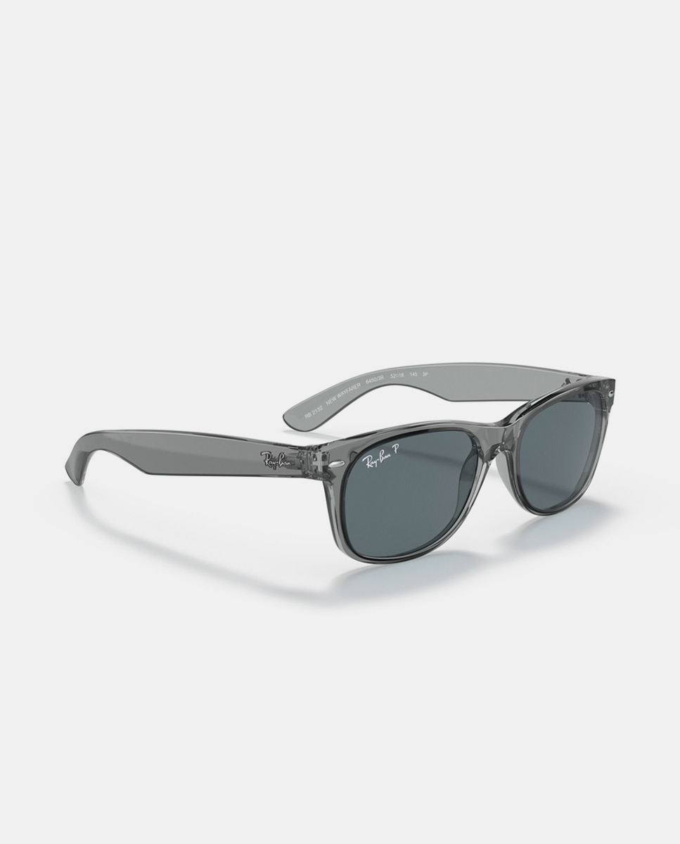 Imagen 7 de Gafas de sol RB2132 NEW WAYFARER unisex cuadrada en inyectado con lente polarizada - Ray-Ban - Gris Gris