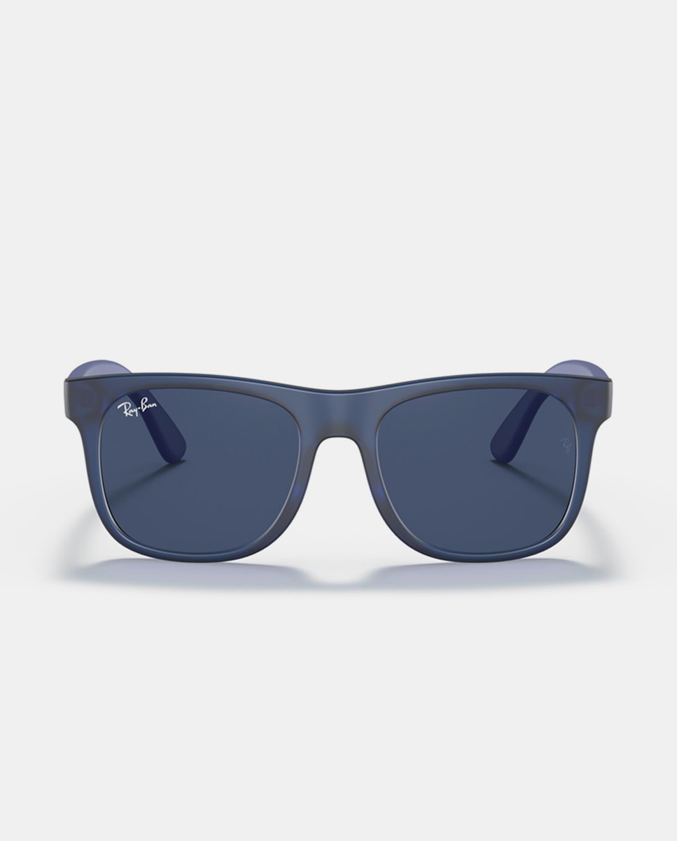 Gafas de sol RJ9069S JUNIOR JUSTIN de hombre cuadrada en inyectado - Ray Ban Junior - Azul Azul-4