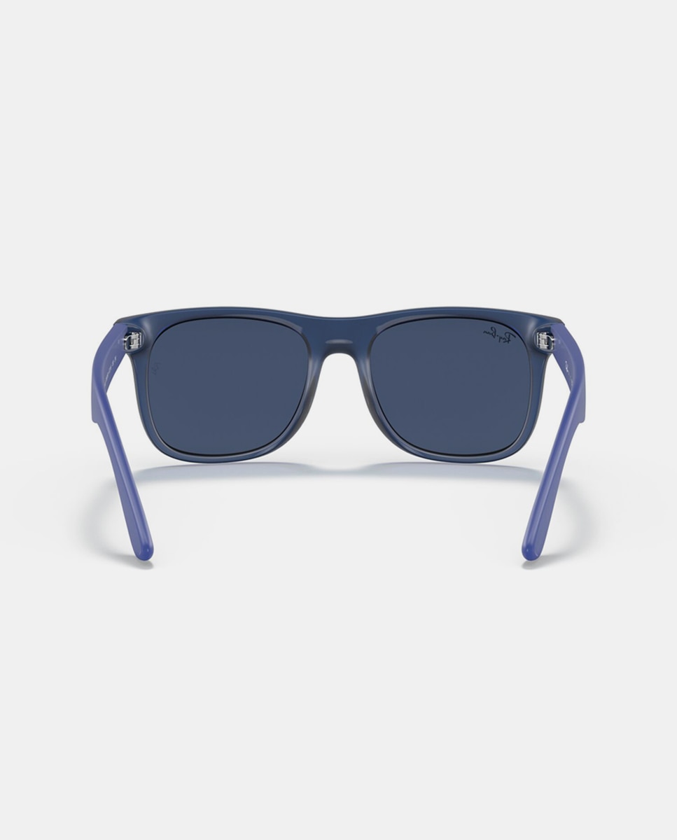 Gafas de sol RJ9069S JUNIOR JUSTIN de hombre cuadrada en inyectado - Ray Ban Junior - Azul Azul-6