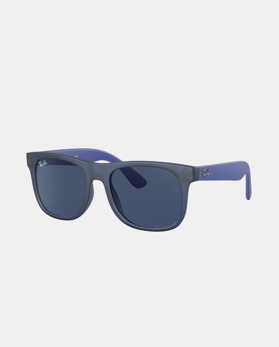 Gafas de sol RJ9069S JUNIOR JUSTIN de hombre cuadrada en inyectado - Ray Ban Junior - Azul Azul-8