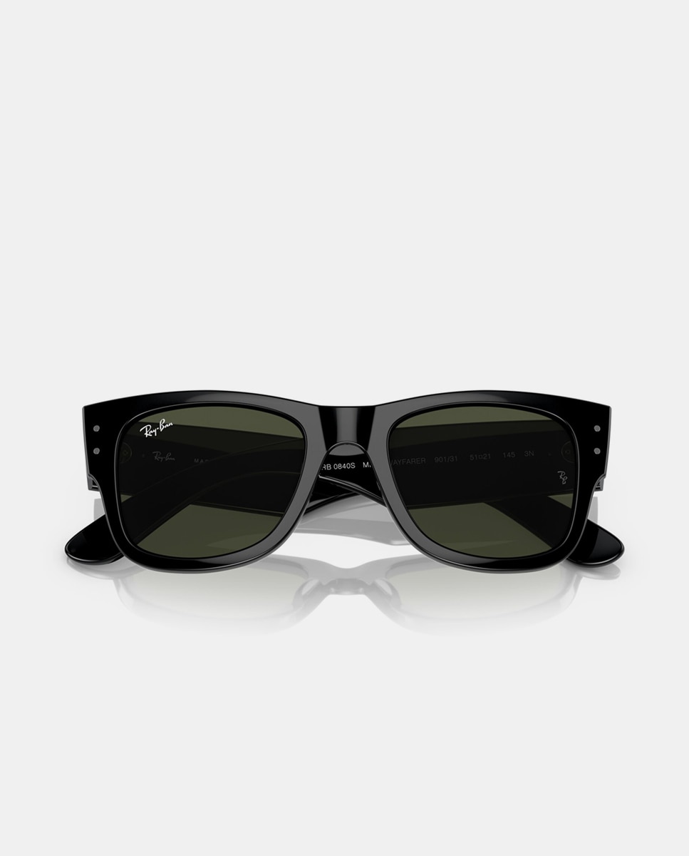 Gafas de sol RB0840S MEGA WAYFARER unisex cuadrada en inyectado - Ray-Ban - Negro Negro-5