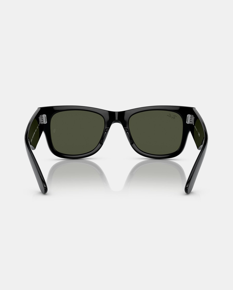 Gafas de sol RB0840S MEGA WAYFARER unisex cuadrada en inyectado - Ray-Ban - Negro Negro-6