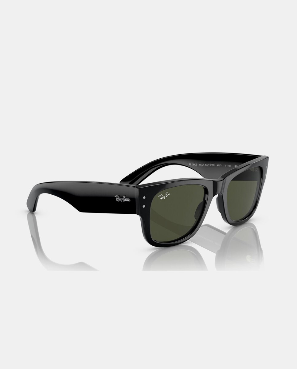Gafas de sol RB0840S MEGA WAYFARER unisex cuadrada en inyectado - Ray-Ban - Negro Negro-7