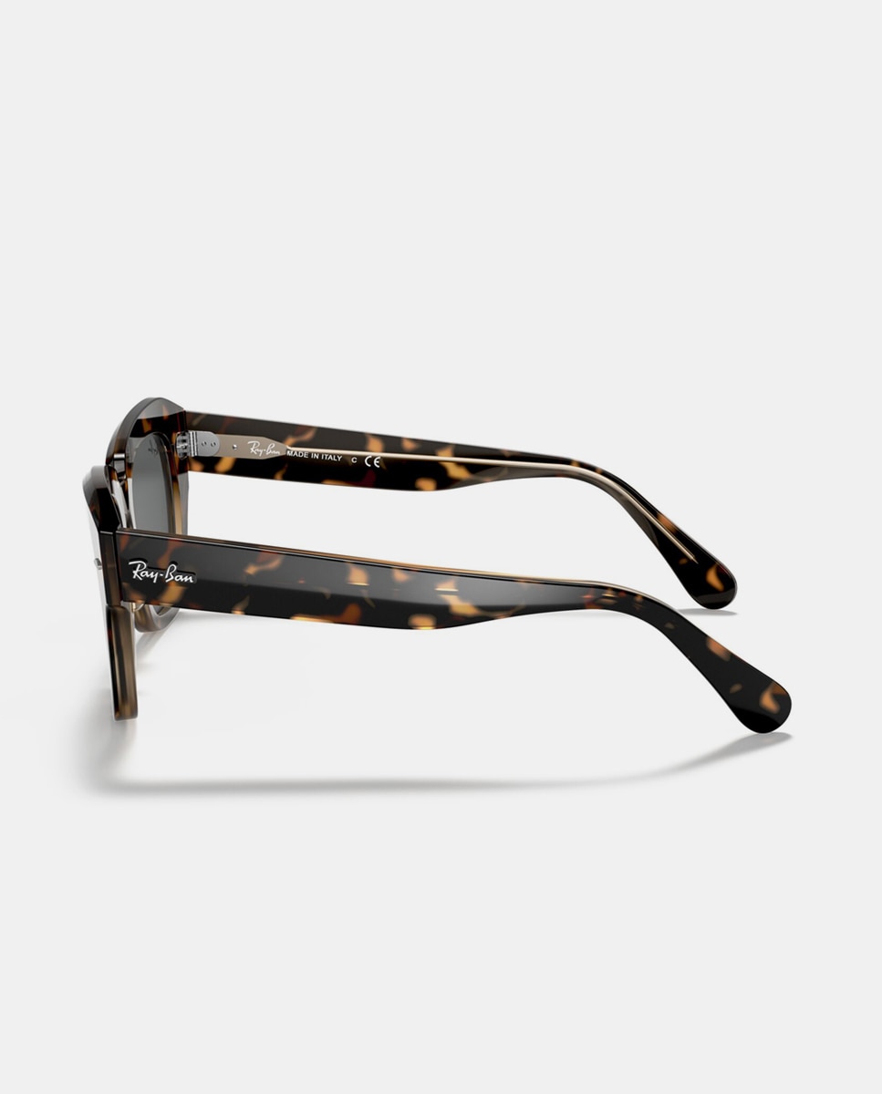 Gafas de sol RB2186 STATE STREET unisex cuadrada en acetato - Ray-Ban - Marrón Marrón-5