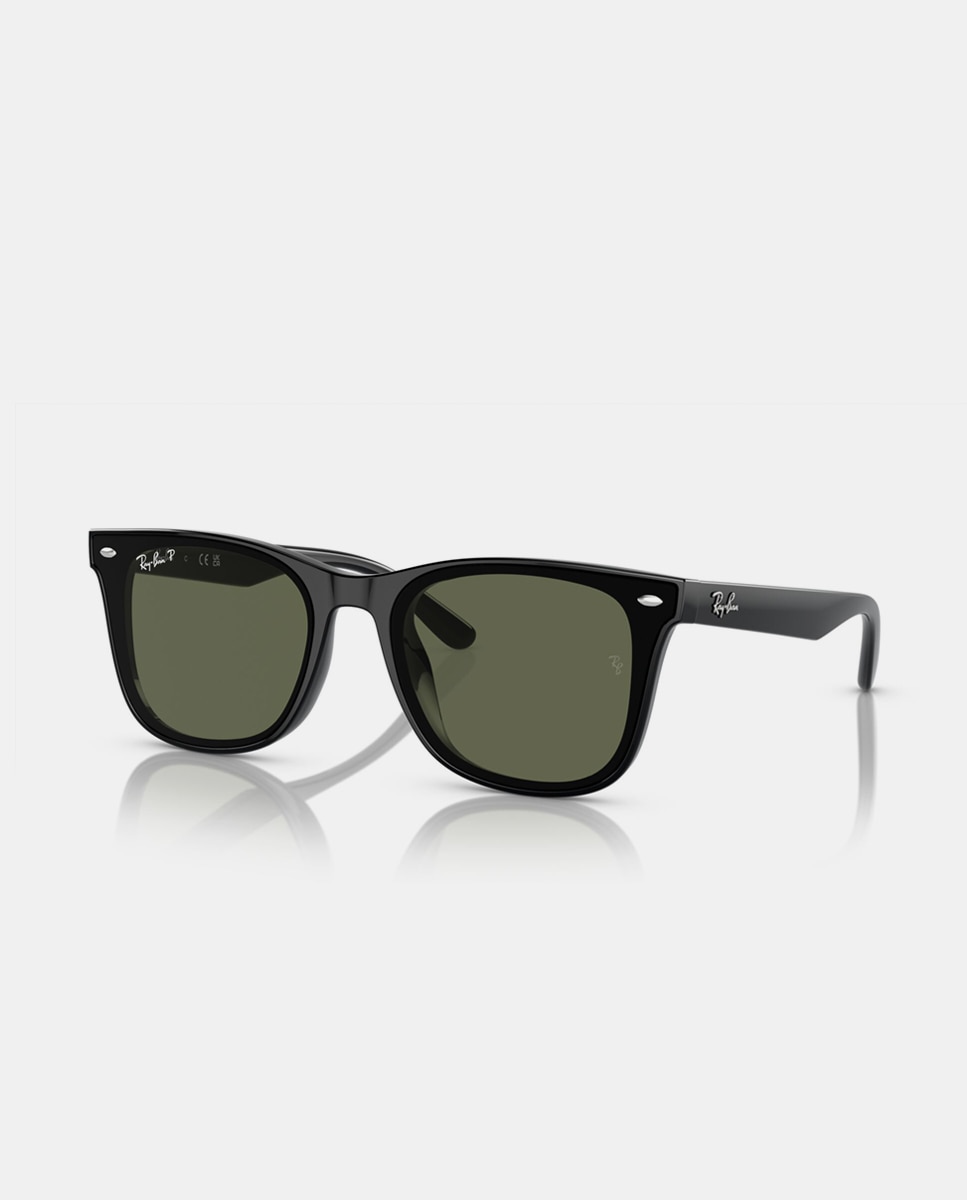 Gafas de sol RB4420 unisex cuadrada en inyectado con lente polarizada - Ray-Ban - Negro Negro-2