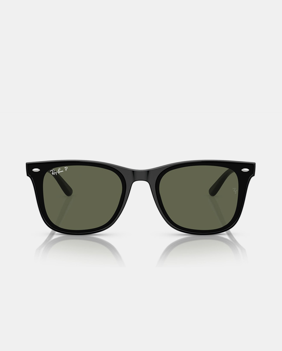 Gafas de sol RB4420 unisex cuadrada en inyectado con lente polarizada - Ray-Ban - Negro Negro-4