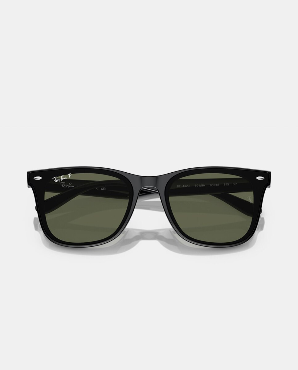 Gafas de sol RB4420 unisex cuadrada en inyectado con lente polarizada - Ray-Ban - Negro Negro-5