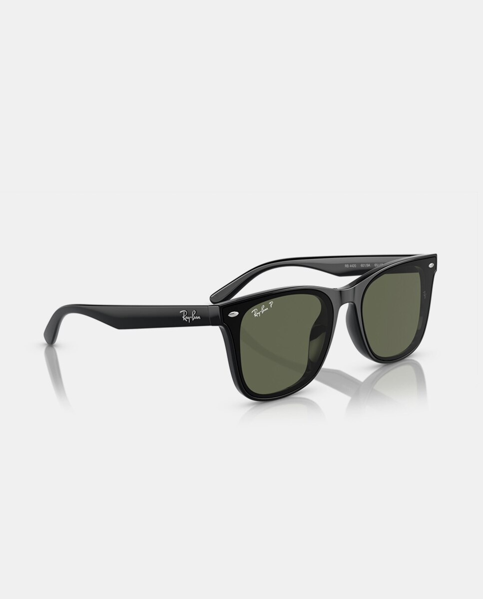 Gafas de sol RB4420 unisex cuadrada en inyectado con lente polarizada - Ray-Ban - Negro Negro-7