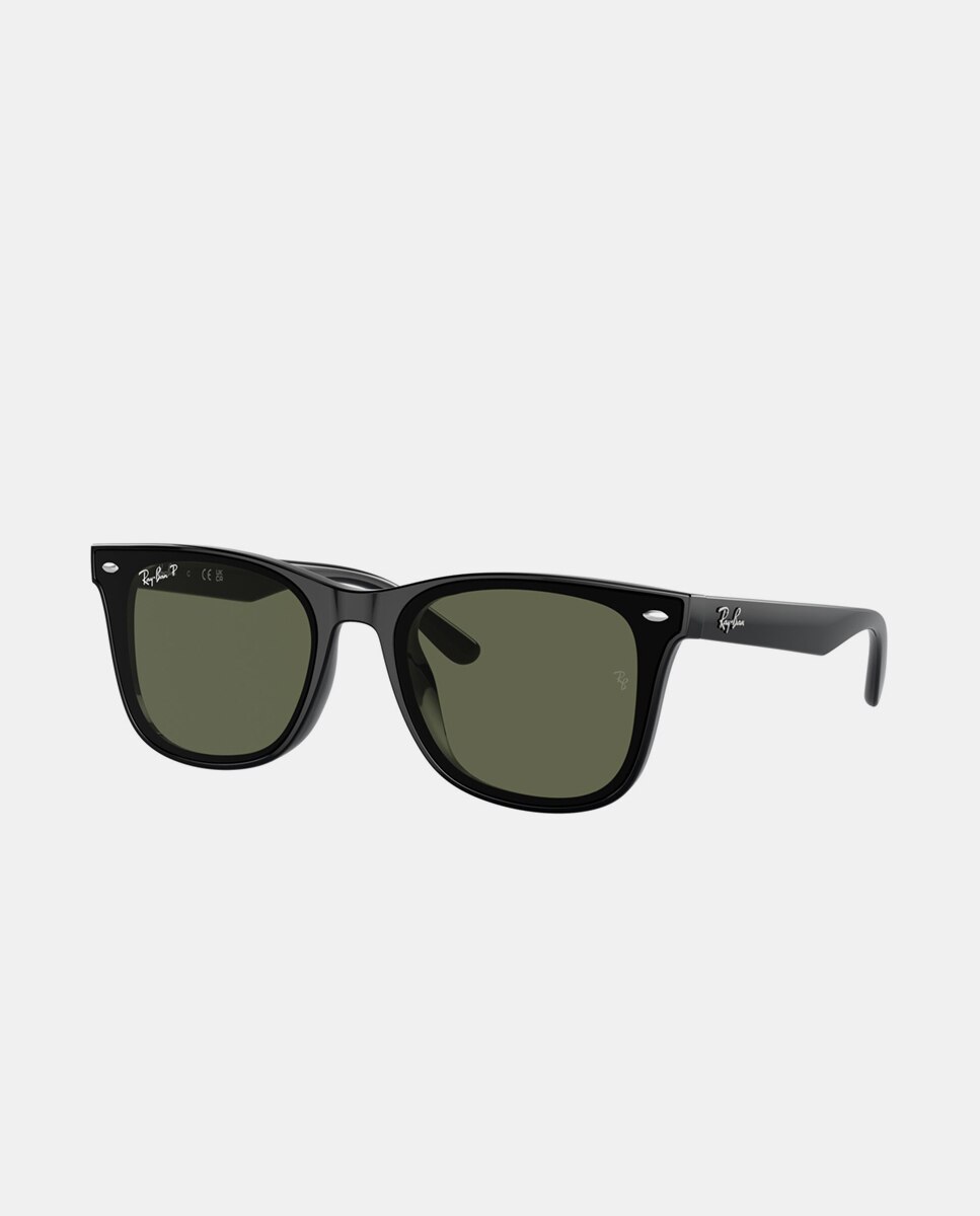 Gafas de sol RB4420 unisex cuadrada en inyectado con lente polarizada - Ray-Ban - Negro Negro-8