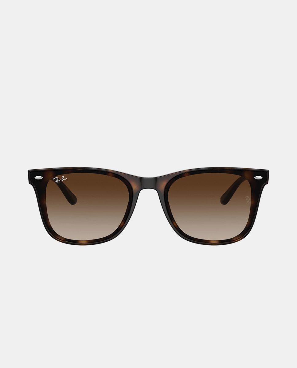 Gafas de sol RB4420 unisex cuadrada en inyectado con lente degradada - Ray-Ban - Marrón Marrón-1