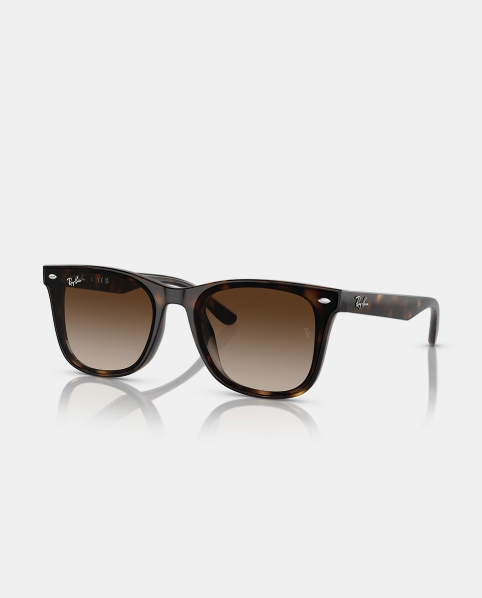 Gafas de sol RB4420 unisex cuadrada en inyectado con lente degradada - Ray-Ban - Marrón Marrón-2