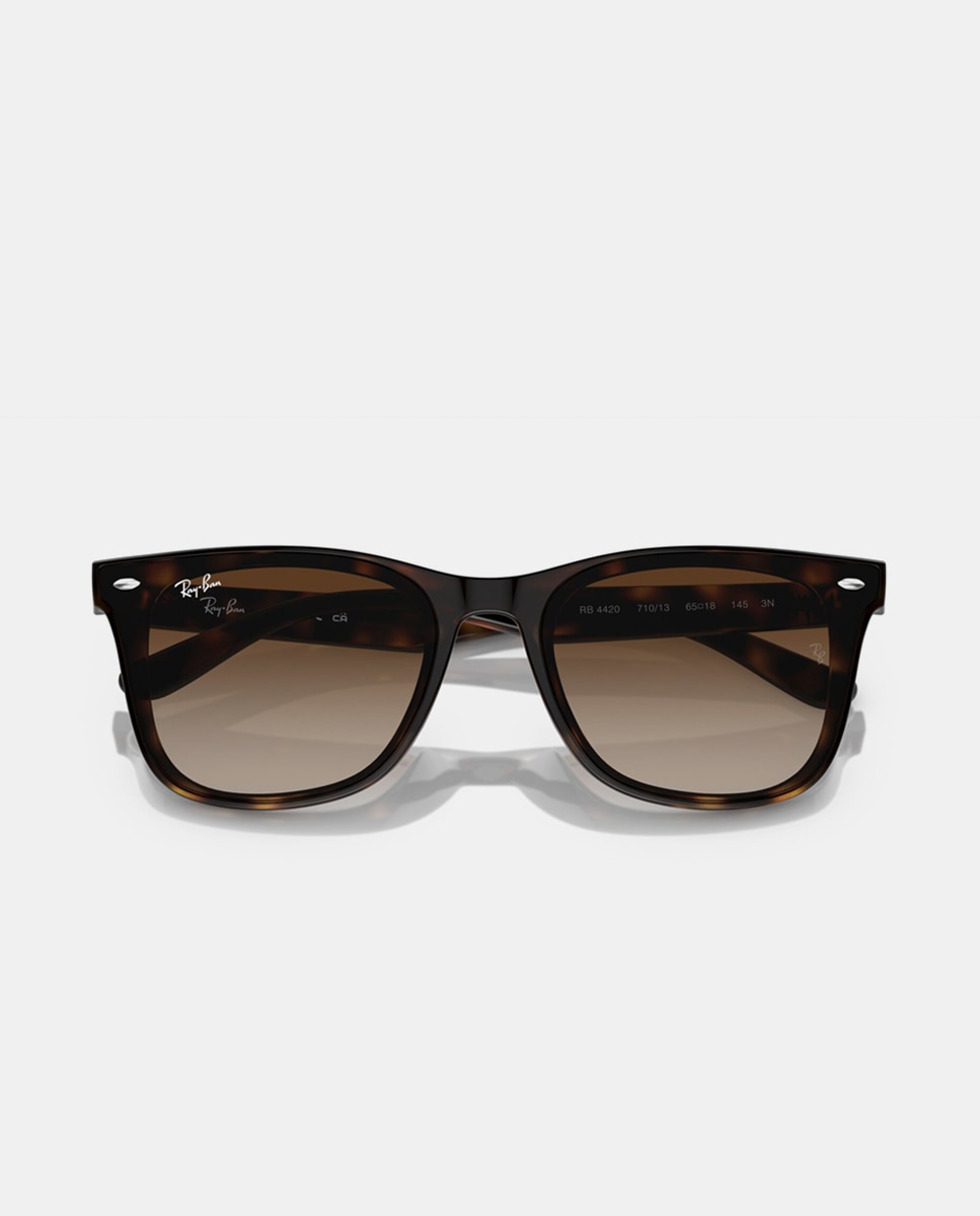 Gafas de sol RB4420 unisex cuadrada en inyectado con lente degradada - Ray-Ban - Marrón Marrón-5