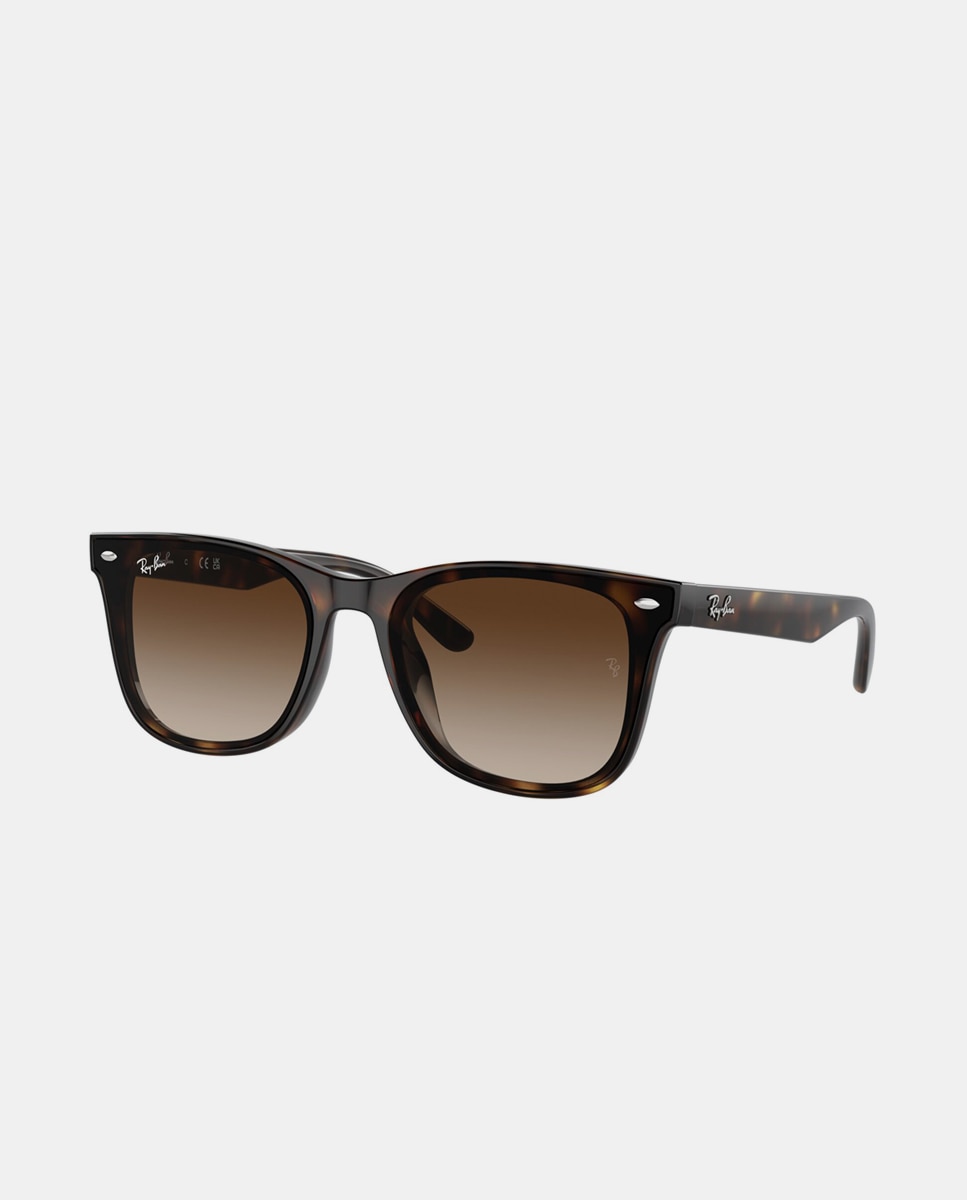 Gafas de sol RB4420 unisex cuadrada en inyectado con lente degradada - Ray-Ban - Marrón Marrón-8