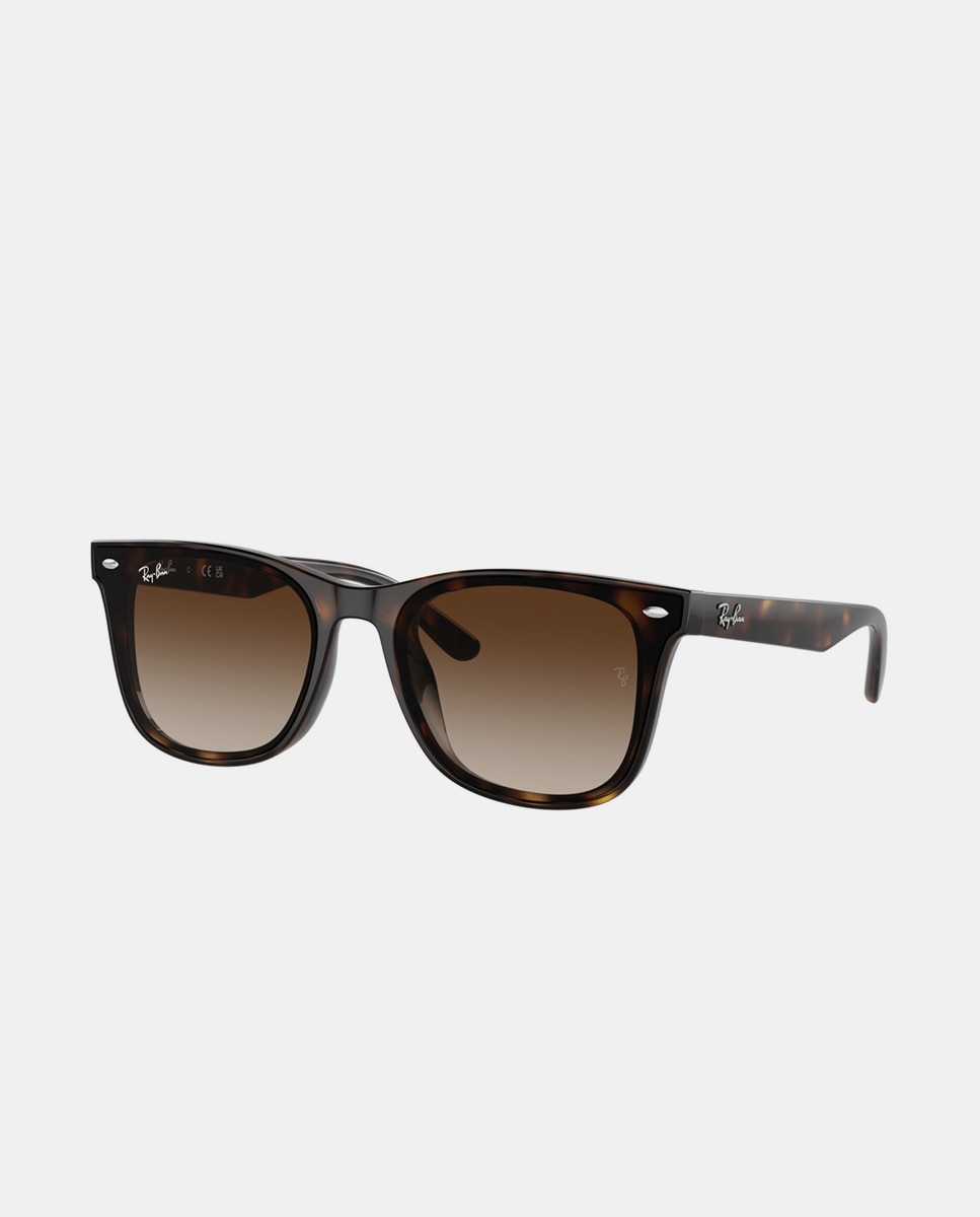Gafas de sol RB4420 unisex cuadrada en inyectado con lente degradada - Ray-Ban - Marrón Marrón-9