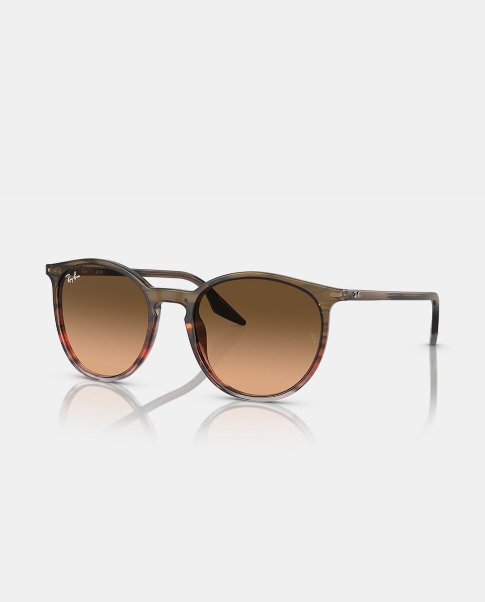 Gafas de sol RB2204 unisex ovalada en acetato - Ray-Ban - Rojo Rojo-2